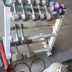 Weight Rack & Weights