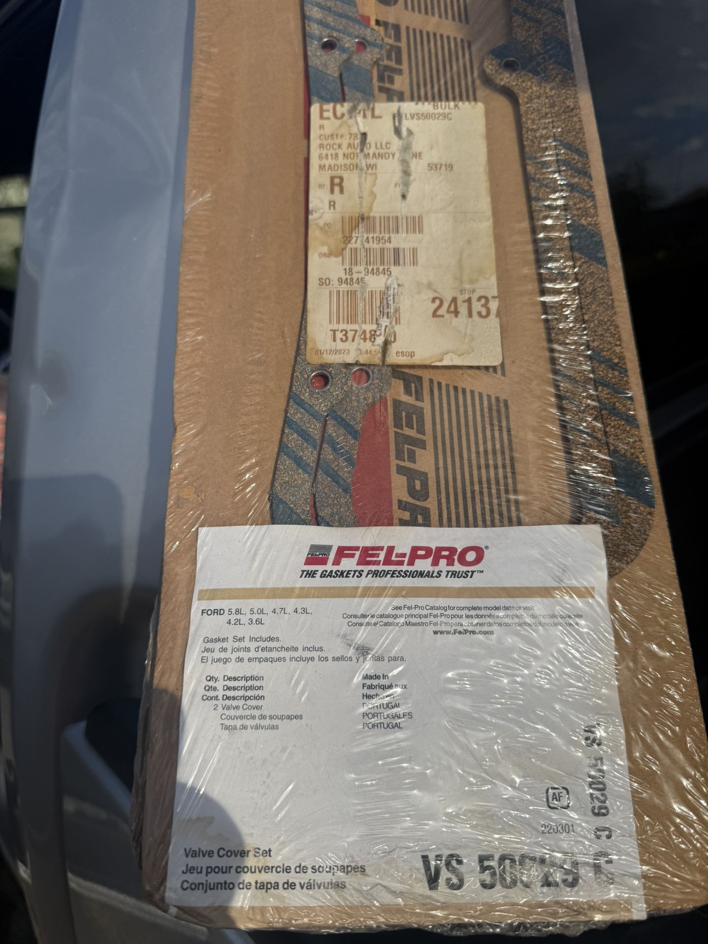 Fel Pro Ford SBF Valve Cover Gaskets