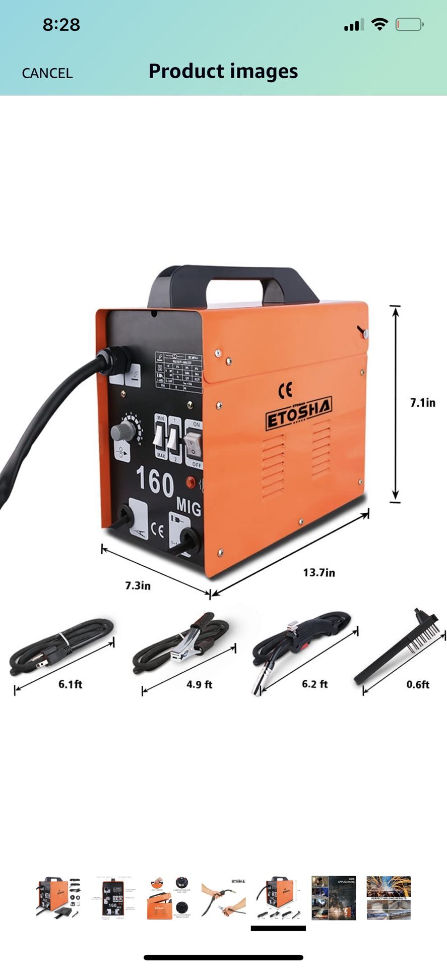 Mig welder Etosha MIG-160