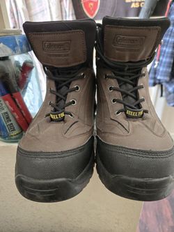 Brand New Coleman Steel Toe Boots Size 8
