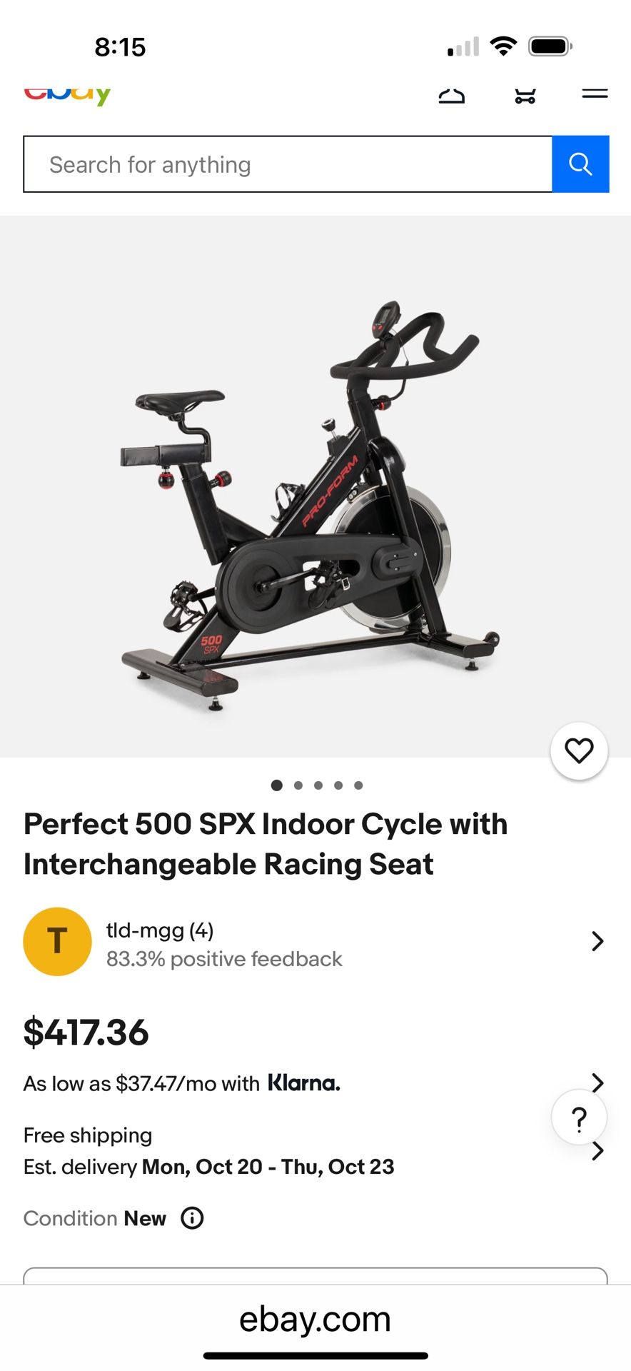 Pro-Form By Schwinn Exercise Bike
