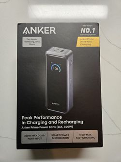 Anker Prime 26,000 mAh 300W Power Bank – Brand New
