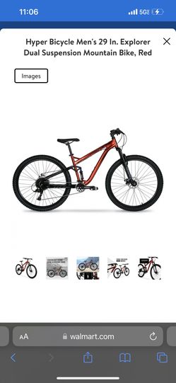 Xs dual suspension mountain cheap bike