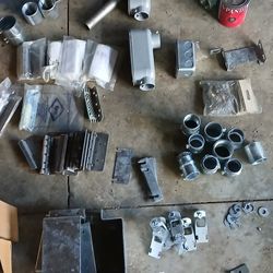 Electrical Supply Components. 1/2", 3/4" All The Way To 2". Elbows. Couplings Reducers Etc. New All Are Eaton Brand 