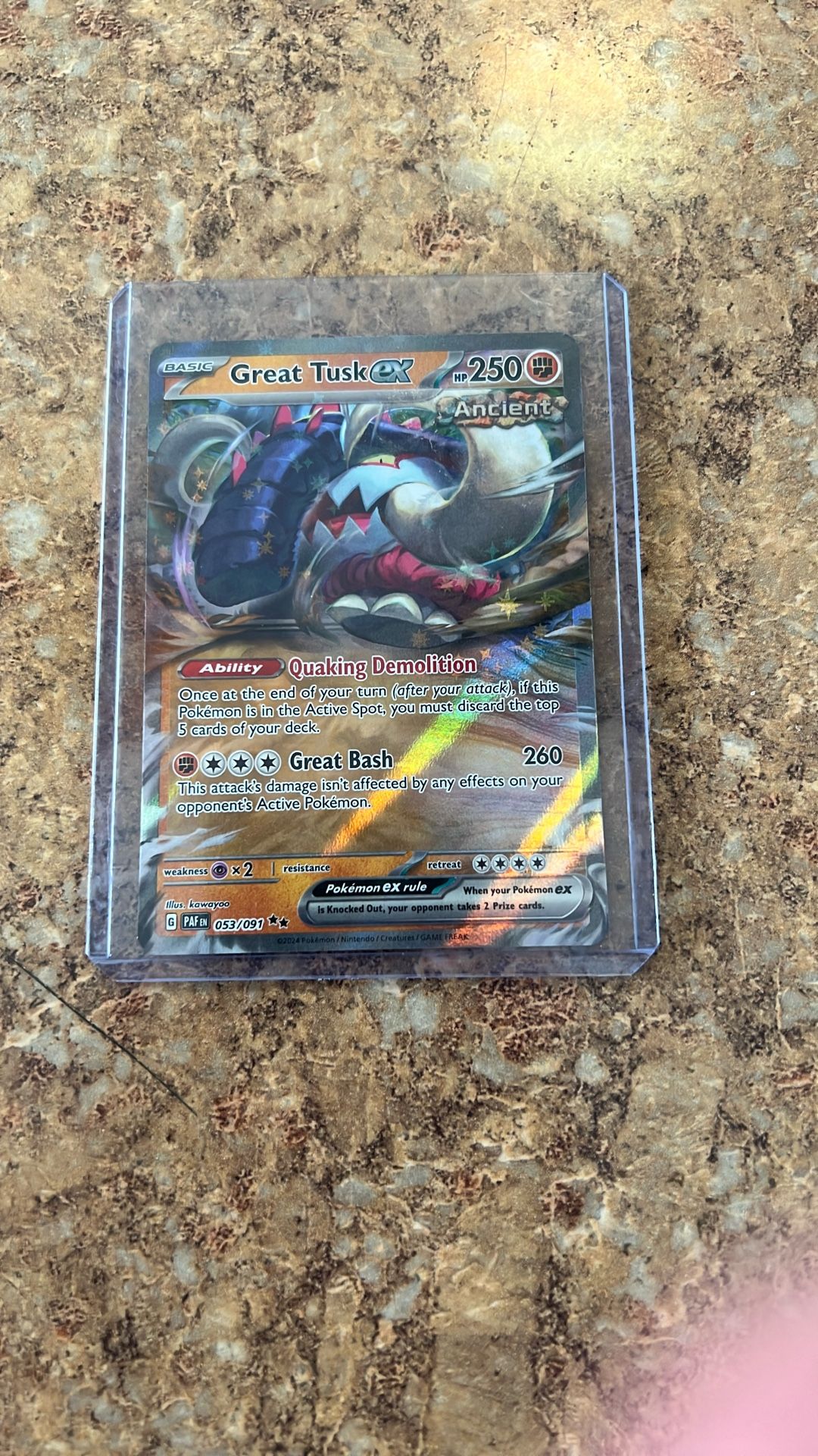 Pokémon Great Tusk EX