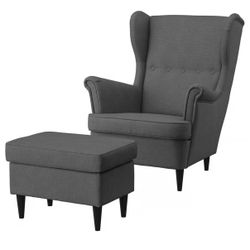 Arm Chair With Ottoman