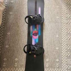 Burton Feelgood Smalls Camber Snowboard Package 