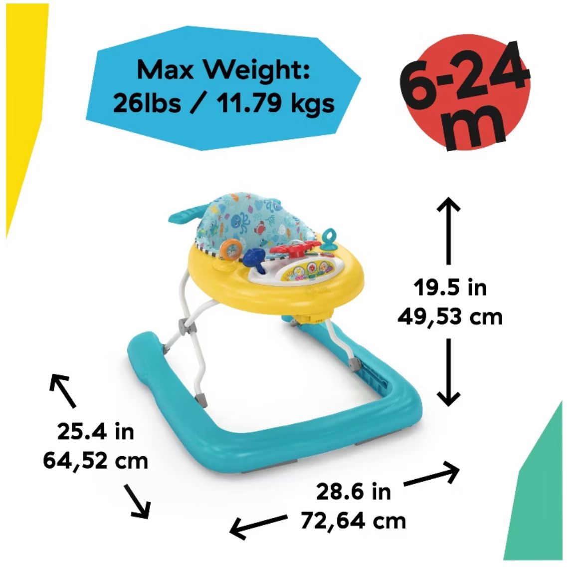Baby Einstein Dive and Discover 3-in-1 Submarine Baby Walker