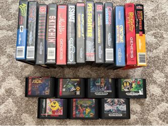 Sega genesis games 20 each