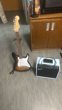 Fender Squier and Amp
