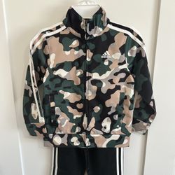 Boys Adidas Tracksuit Set