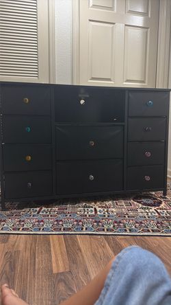 Black Woden drawer