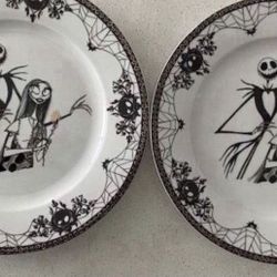 NEW JACK & SALLY DINNER PLATES (2) 