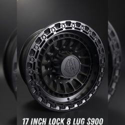 New wheels 17 " Lock 8 LUG $900