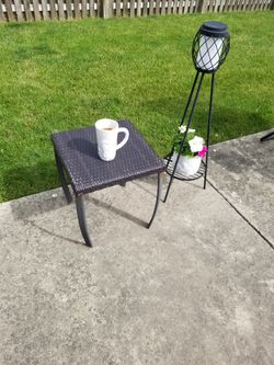 Wicker Side Table (Only)