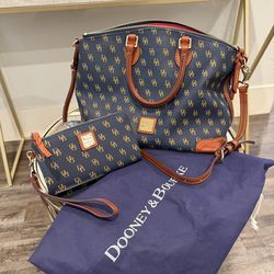 Dooney & Bourke Gretta Domed Satchel  + Matching Wallet