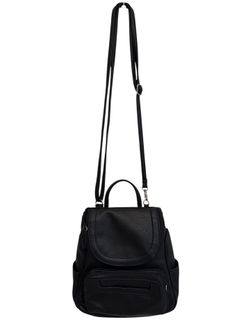 MultiSac Women’s  Black Crossbody Backpack