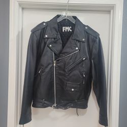 Men's Leather Riding Jacket Size 52 Or XXL