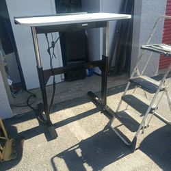 Power Lift Smart Drafting Table With Electric Height And Tilt Adjustment.