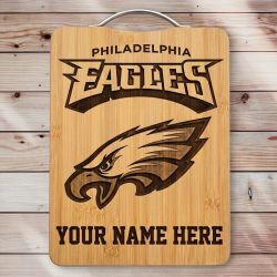 Eagles Engraved cutting board
