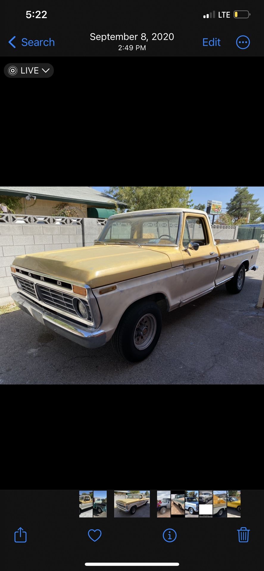 1975 Ford F100 Pickup Ranger Xlt Trim