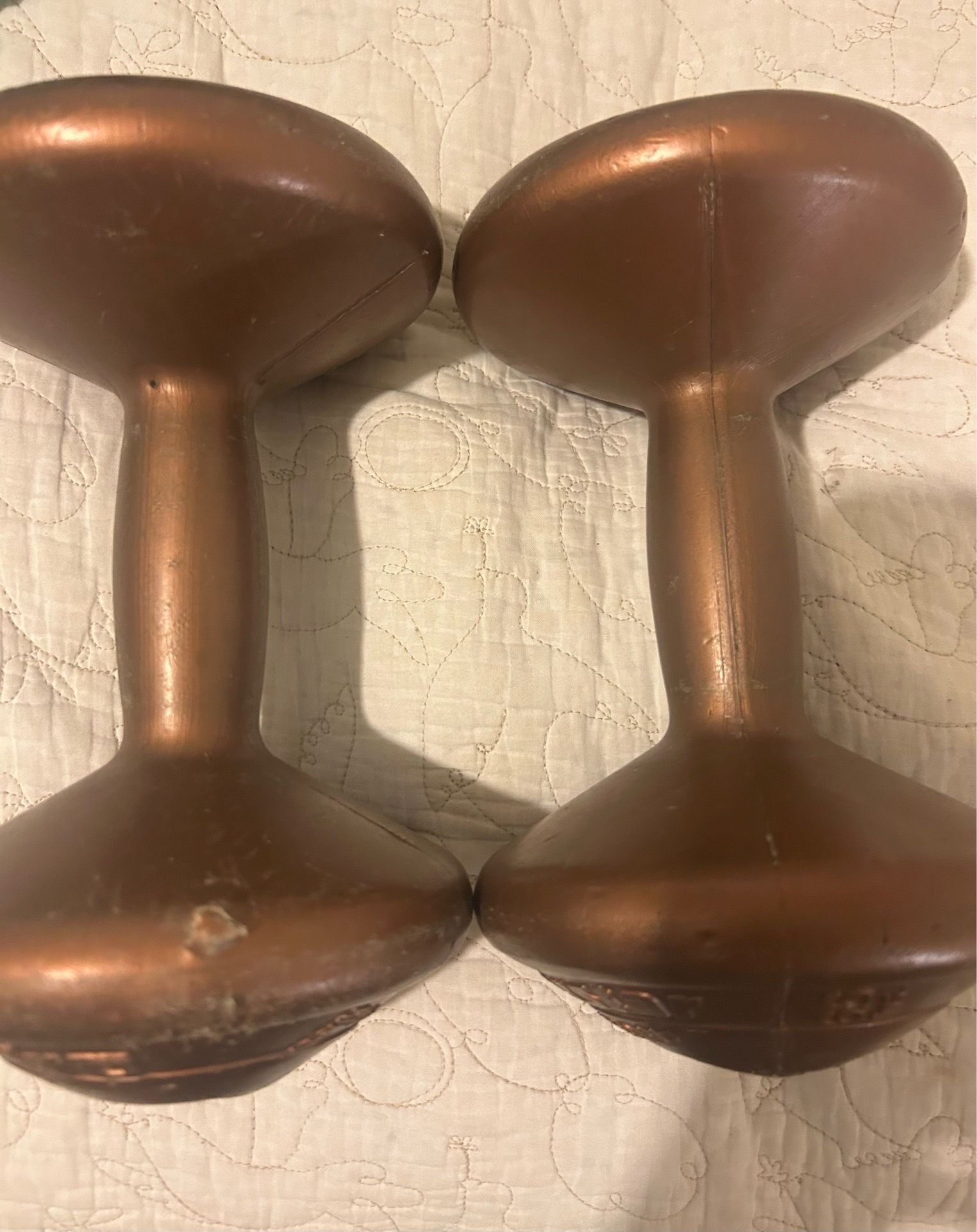 Set of dumbbells
