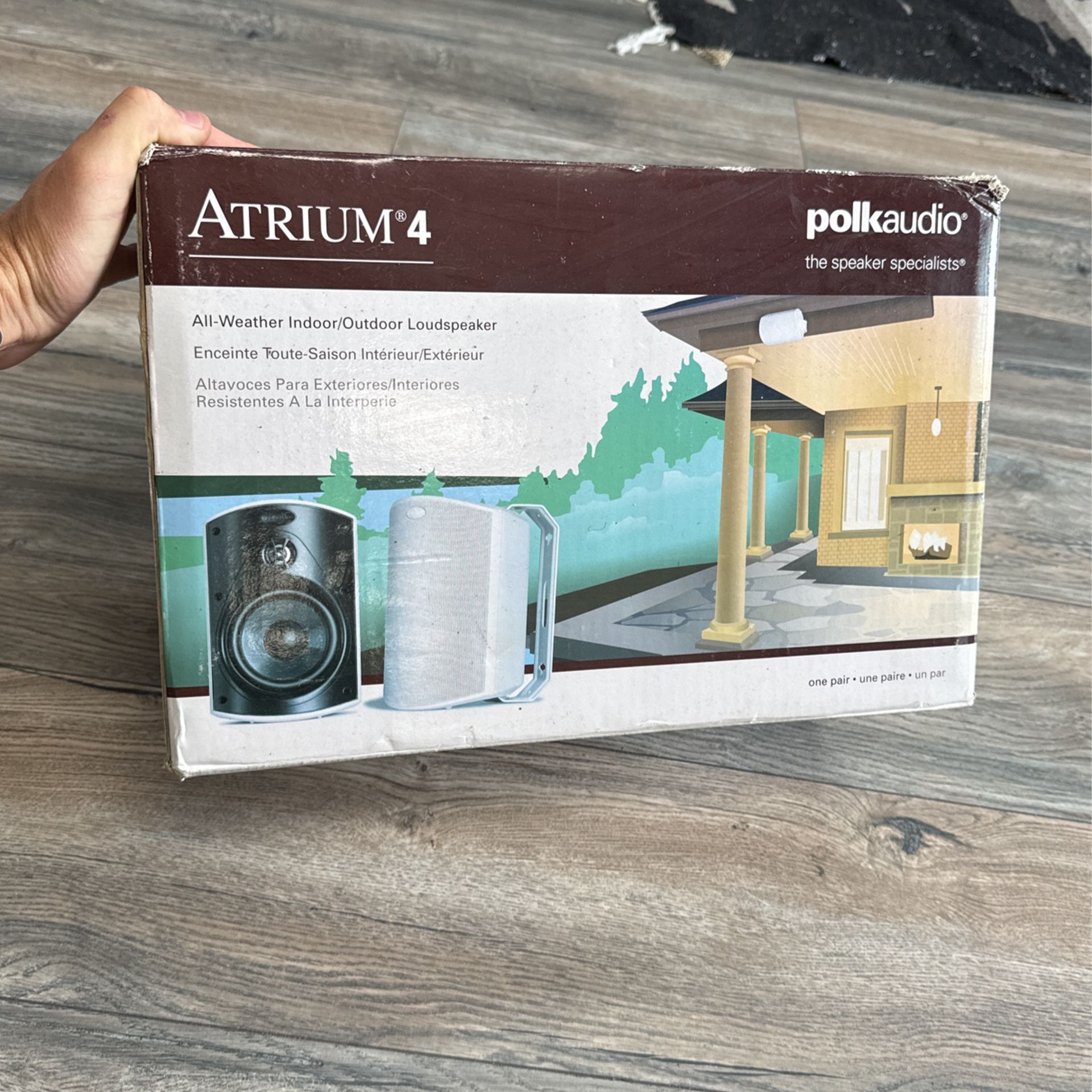 Polk Audio Atrium 4 Indoor Outdoor Speaker All-weather