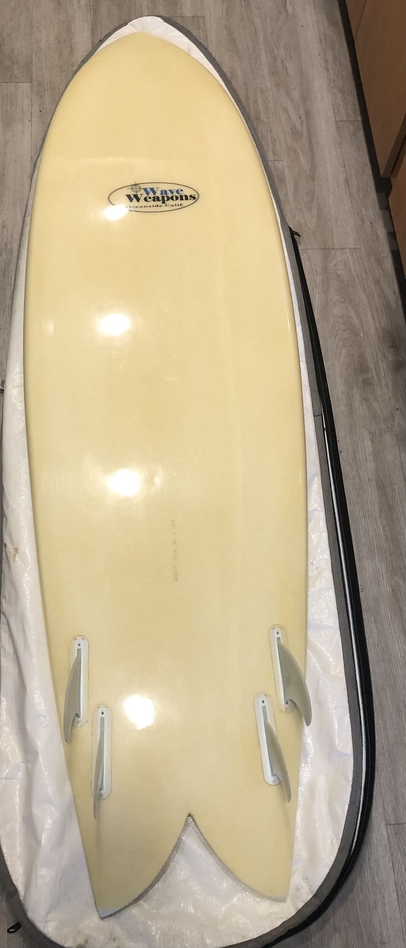 Wave Weapons surfboard