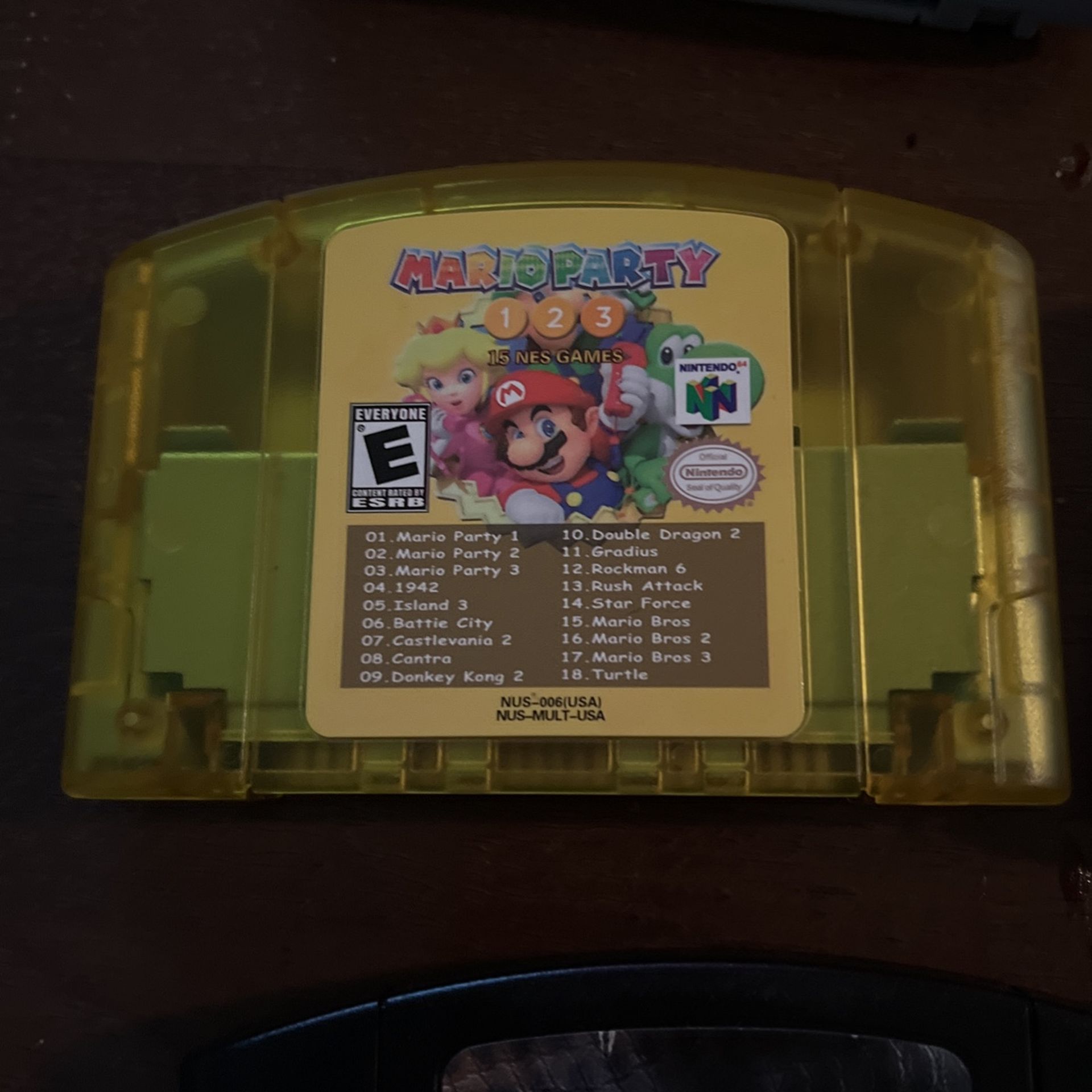 Mario Party 123 And 15 NES Games N64