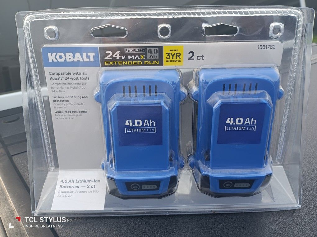 Kobalt Batteries