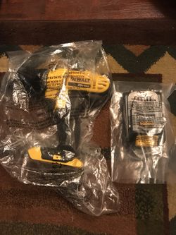 Dewalt drill destornillador y batería y bolsa no cargador