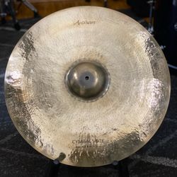 Sabian 22” Artisan Cymbal Vote Raw Bell Ride Cymbal