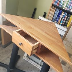Corner Shelf with Drawer