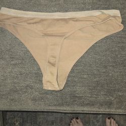 Beige Cotton Pantys