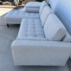 Brand new Mid Century Style Sectional, Retails For Over $2300