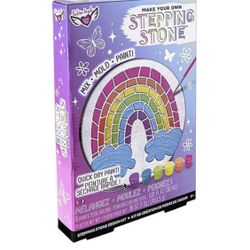 DIY Rainbow Stepping Stone