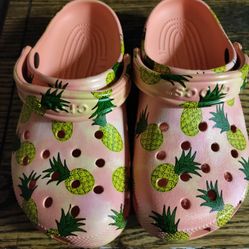 Pineapple Crocs