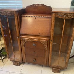 Vintage Art Deco Secretary Desk