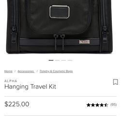 TUMI Alpha Travel Hanging Kit