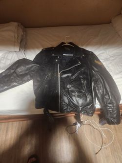 Vintage used Harley Davidson genuine leather jacket