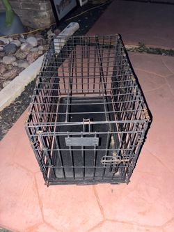 Small/Medium foldable metal wire dog