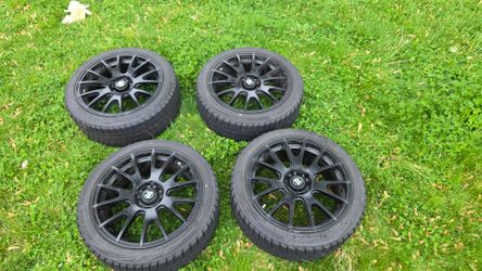 18x8 MOTEGI MR118 Wheels - Black - For BMW