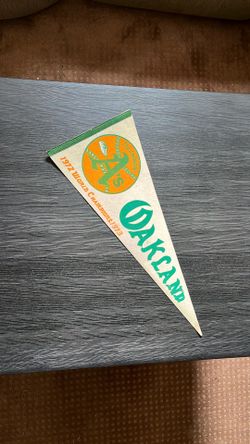 Oakland Athletics Baseball Pennant