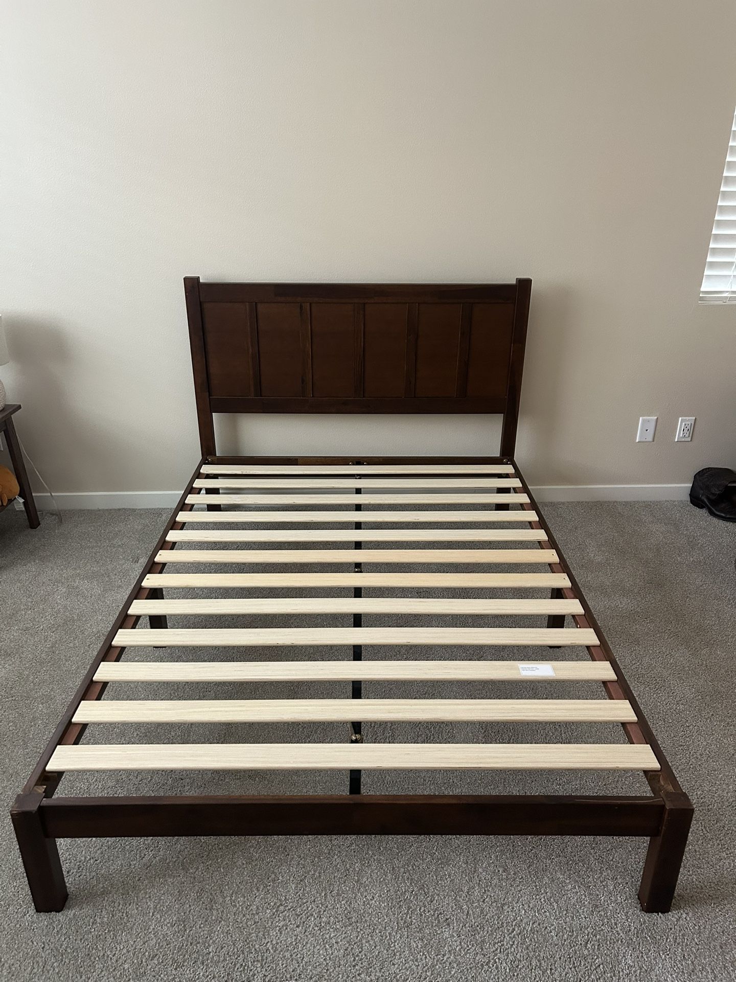 Full Size Wooden Bed Frame 