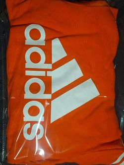 Adidas Orange Hoodie Size S