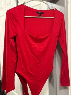 Red body suit