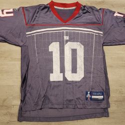 New York Giants Official NFL Mens Med SLVI Rare Manning Mesh Jersey 