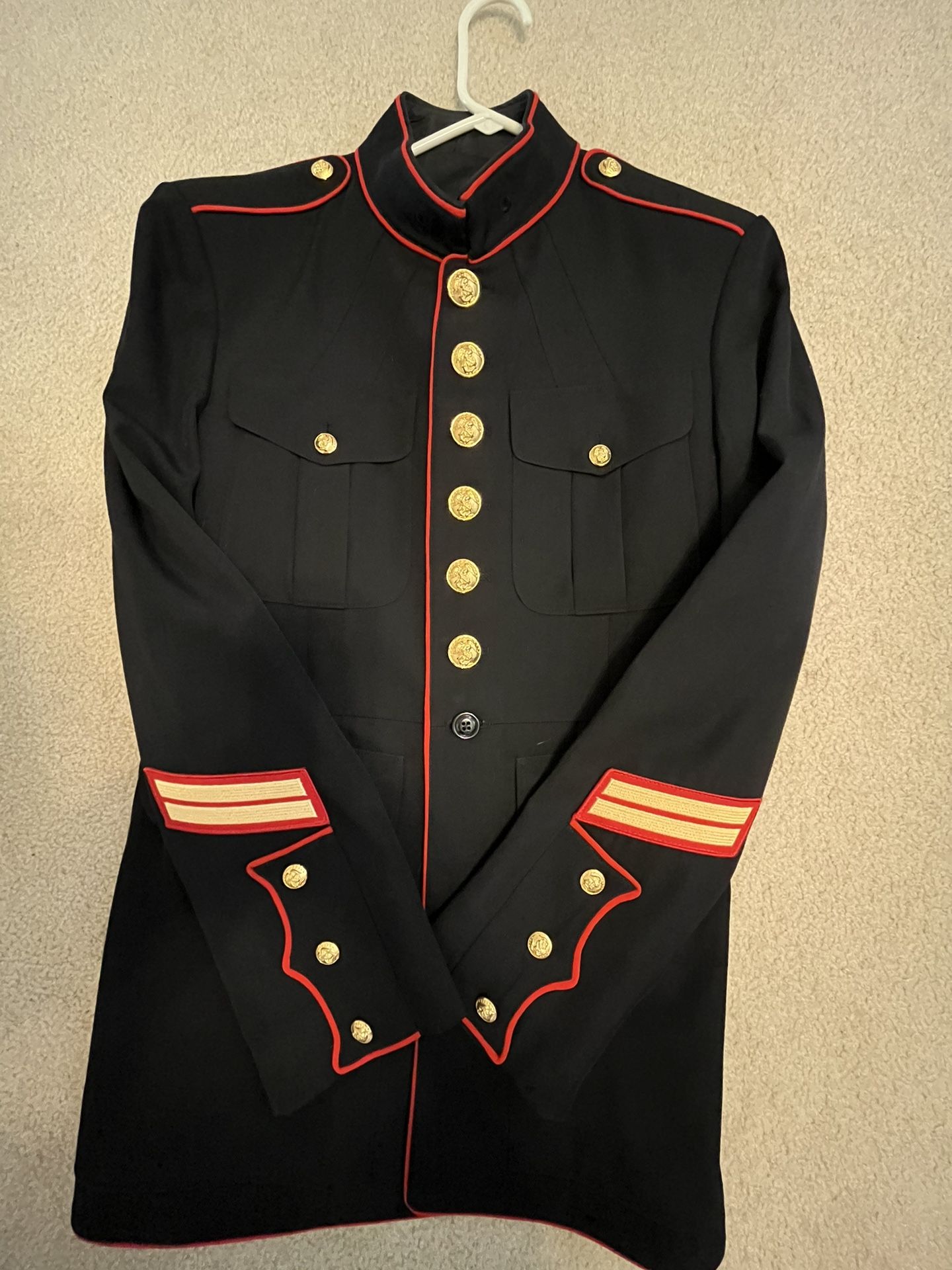 USMC Dress Blue Coat (Male) Size 43R