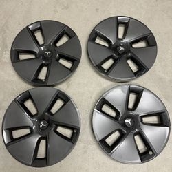 2023 Tesla Model 3 hubcaps OEM