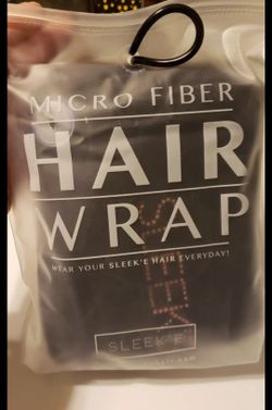 Microfiber hair wrap by sleeke.